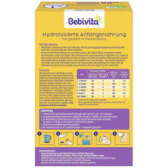 PRE HA (5 x 500 g), hydrolyseret mælkepulverformel fra fødslen, indeholder kun laktose som kulhydrat, velegnet til tilskudsfodring