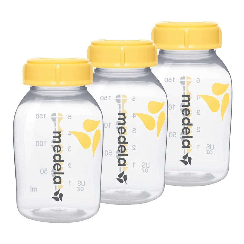 Medela Flaschen Zur Austellungen Von Muttermilch | Bpa-fri | Pakning À 3 × 150 ml babymad og ammetilbehør Naty Shop Flaschenset (3X 150 ml)