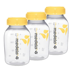 Medela Flaschen Zur Austellungen Von Muttermilch | Bpa-fri | Pakning À 3 × 150 ml babymad og ammetilbehør Naty Shop Flaschenset (3X 150 ml)