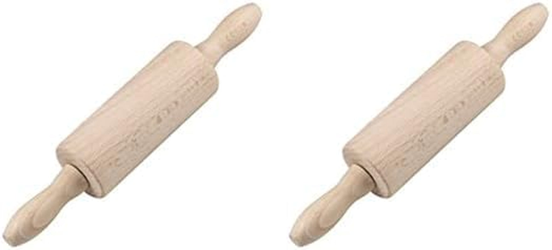 31526 Teigrolle Mini, Holz, 23,5 x 4,5 x 4,5 cm (Pak med 2)