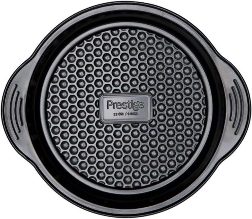 Prestige 48227 Aerolift Muffin Zinn, Carbon Steel, Schwarz Forme og bageplader Naty Shop 23Cm Rund Kuchenform