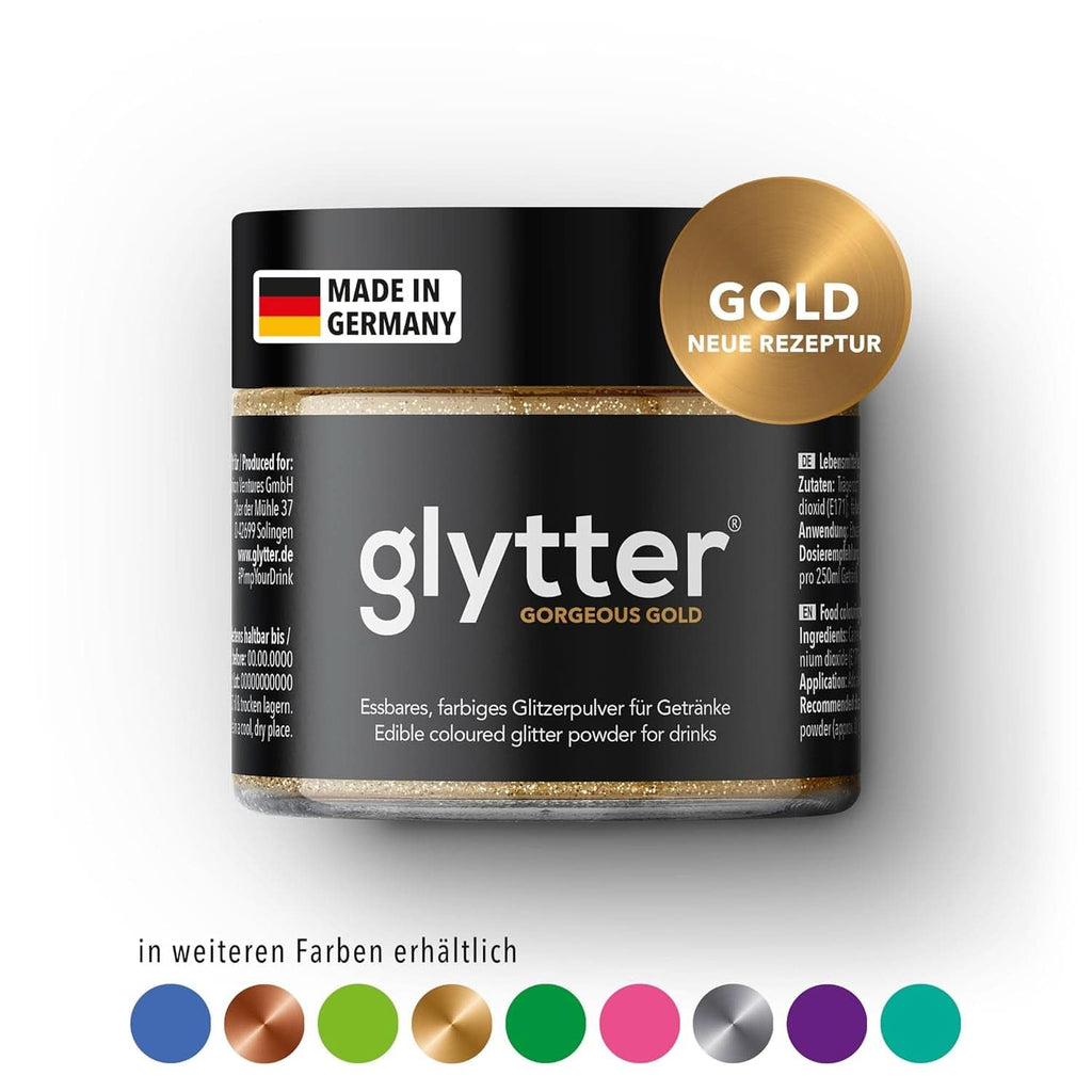 Glytter, Glitter comestibil pentru băuturi și lichide, 10 grame Glitter Naty Shop