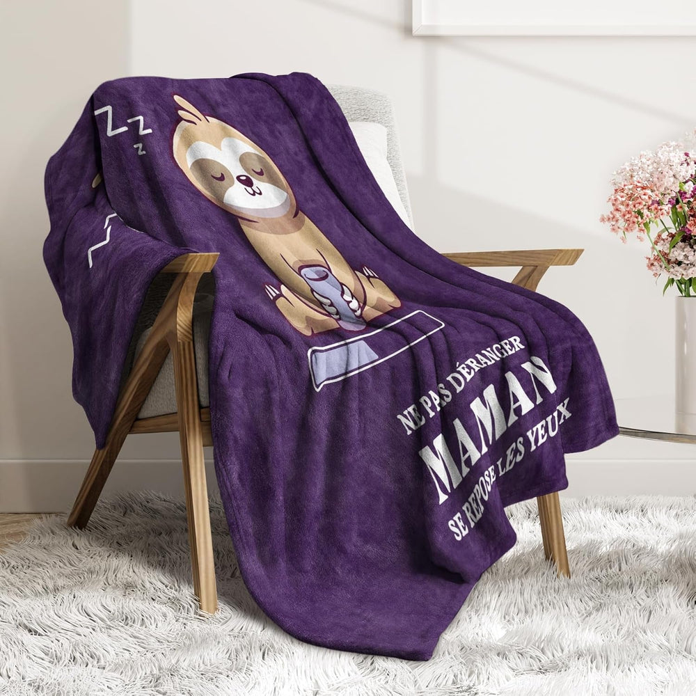 Niyewsor Fødselsdagsgave, Til mor, Fleecetæppe, Gave til mor, Mors Dag og julegaveidé til mor Niyewsor Senge og tæpper