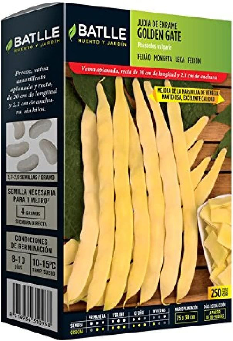 Batlle Gemüsesamen - Stangenbohne Garrofo (100G) Bohnenkerne