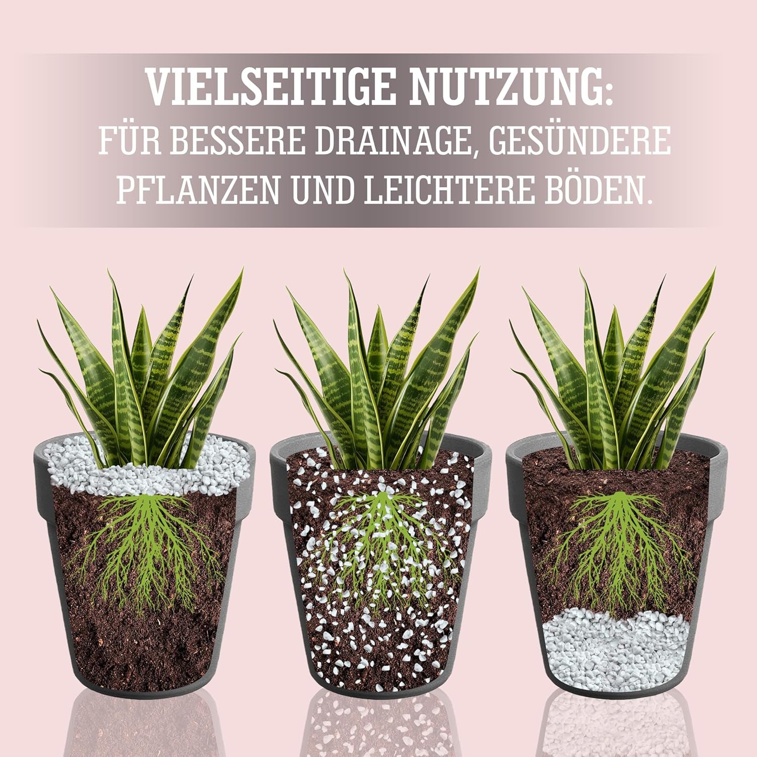 LERAVA® Perlite for Plants (5L) – Grovkornet perlit til jordforbedring – Sikrer optimal dræning og beluftning – Naturlig jord- og hydroponicsadditiv – Granulat til planter