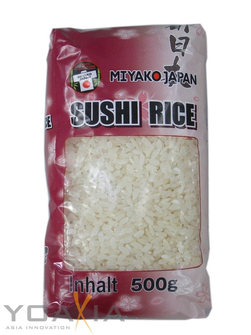 Miyako Japan ris til sushi, rundkornet, 0,5 kg