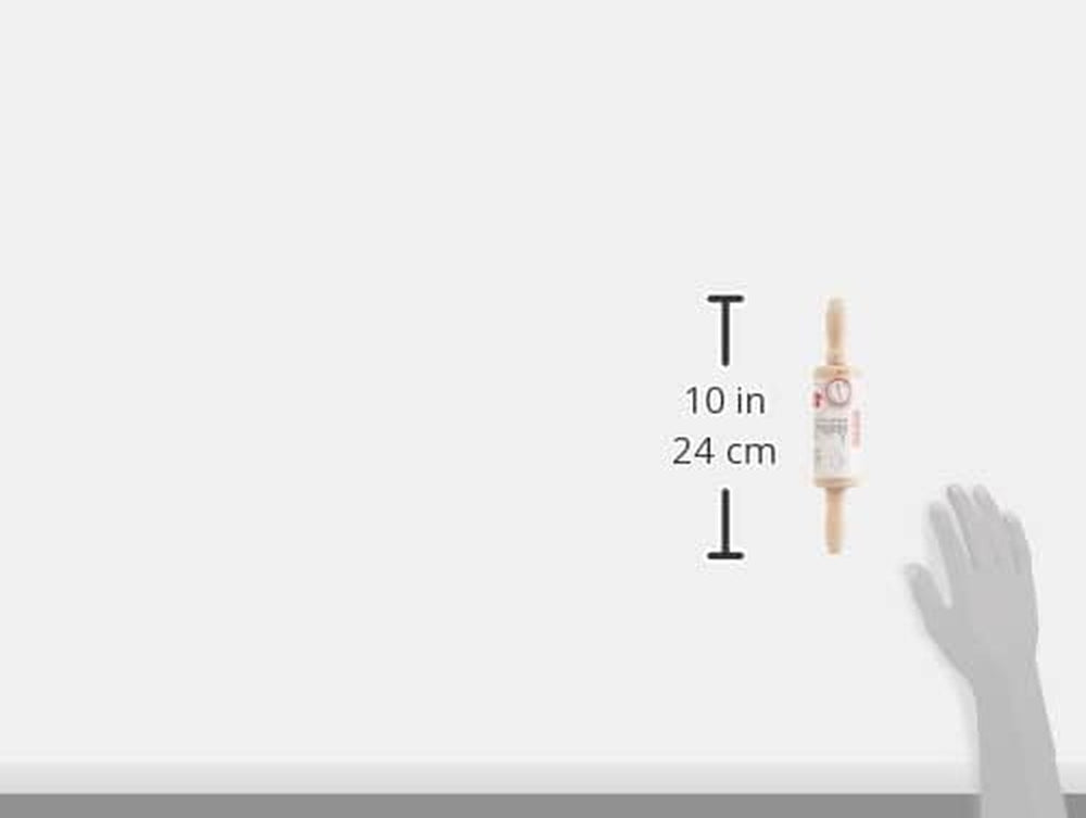 31526 Teigrolle Mini, Holz, 23,5 x 4,5 x 4,5 cm (Pak med 2)