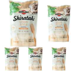 MIYATA Shirataki Konjac Mel Udon 270 g pakke (200 g drænet vægt) 270 g (1 pakke)