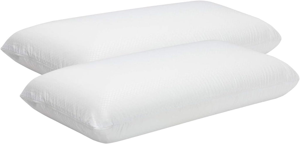 Pikolin Home - Pernă ergonomică viscoelastică cu capac dublu personalizabil cu miez din spumă de memorie pentru dormit pe lateral sau pe spate Perne standard Naty Shop 35 X 60 Cm (pachet de 2)