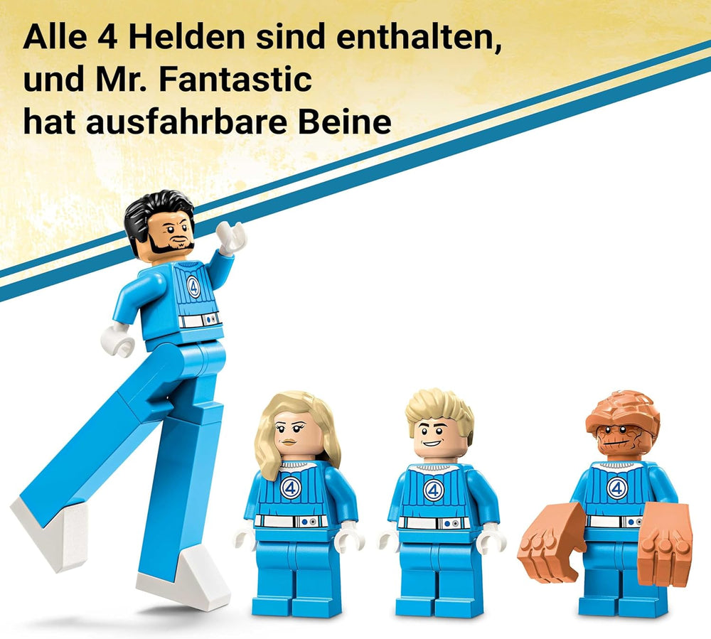 LEGO ǀ Marvel Fantastic Four vs. Galactus Baufigur - Bauset mit Superhelden - Spielset med The Thing, Invisible Woman and Human Torch - Kreatives Geschenk für Jungen und Mädchen - 76316