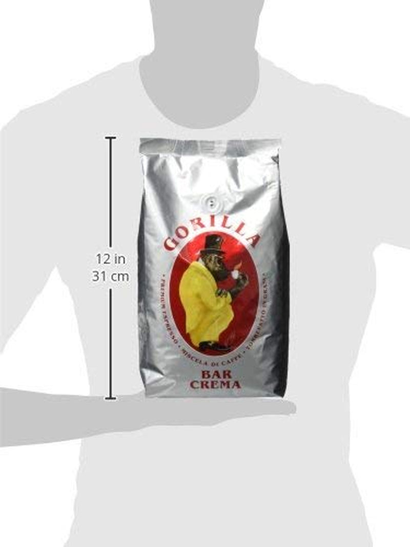 Joerges Kaffee ganze Bohnen Espresso  Bar Crema, 1 kg (Packung mit 2)