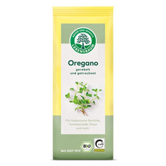 Lebensbaum Oregano, Bio-Gewürz für italienische Gerichte, würzig-herber Gesmack, gerebelt og getretten, 15 g