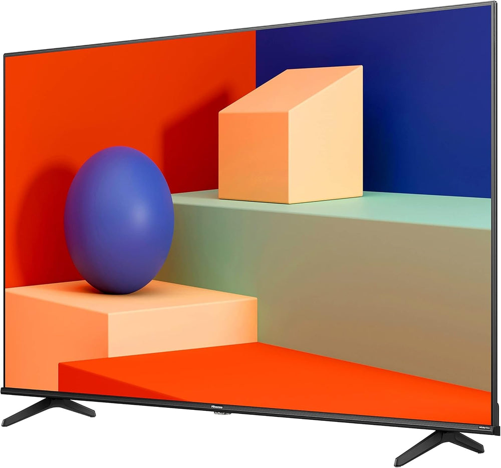 Hisense 50E6KT Televizor 127cm (50 inch), 4K UHD, LED, Smart TV, HDR, Dolby Vision, Tuner triplu DVB-C/S/S2/T/T2, WiFi, Bluetooth, Alexa încorporată, Mod Hotel [2023], negru