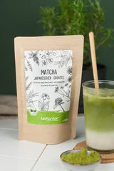 Matcha BIO pulbere 200 g I Fără aditivi - 100% natural I Ceai Matcha japonez premium I Pulbere de ceai verde de la