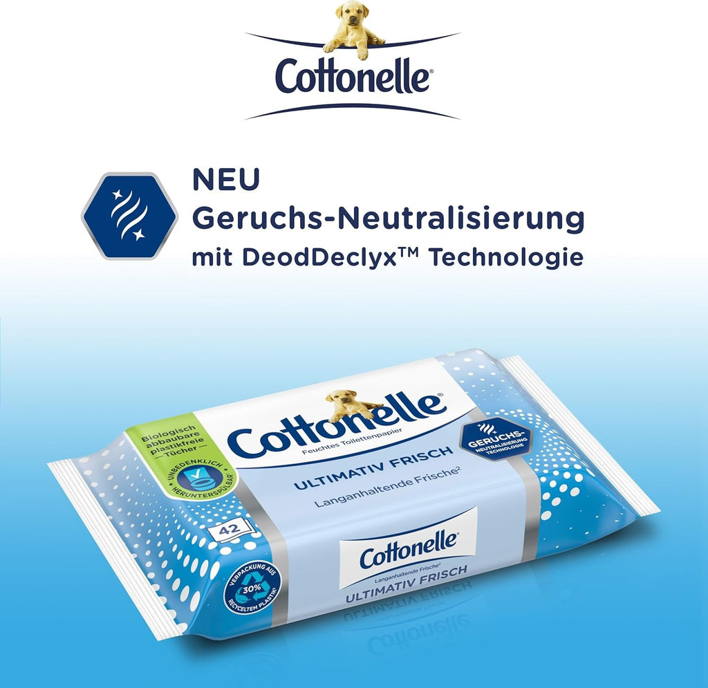 Șervețele umede, Ultimate Fresh, 12 X 42 șervețele, tehnologie Deodycylx, delicată pentru piele, fără alcool și coloranți, sensibilă, biodegradabilă