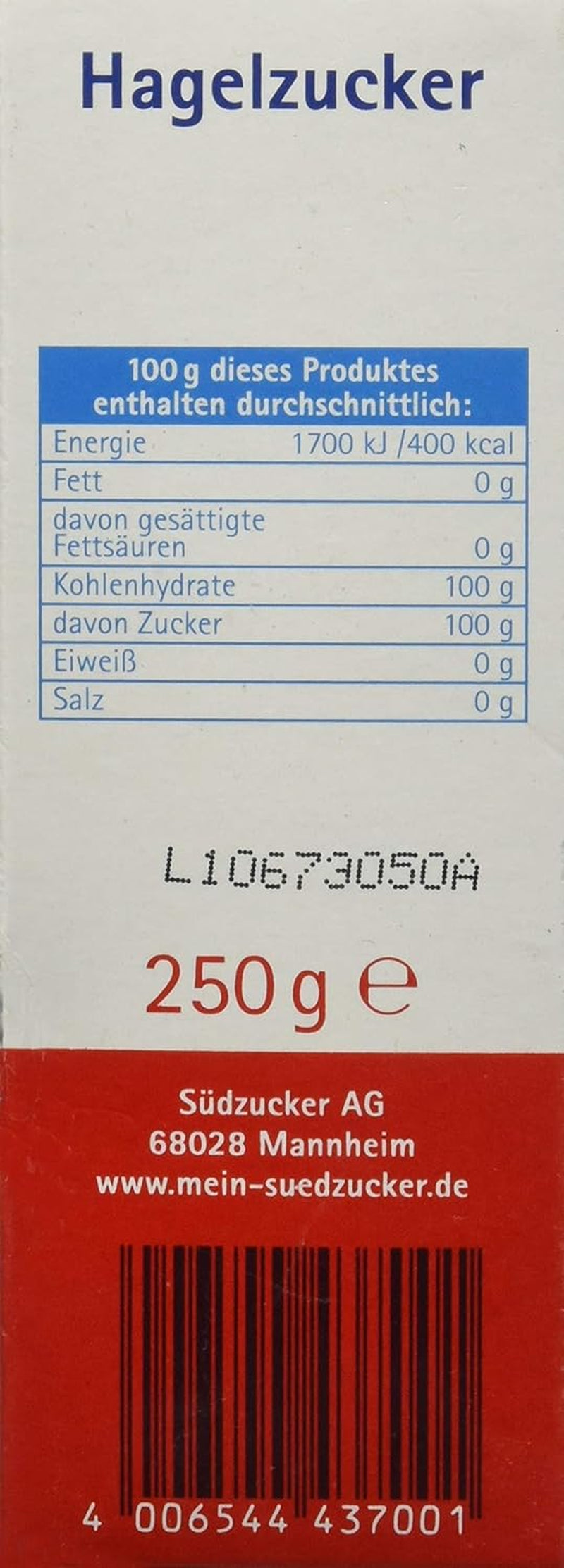 Hagelzucker 250G Indulcitori Naty Shop