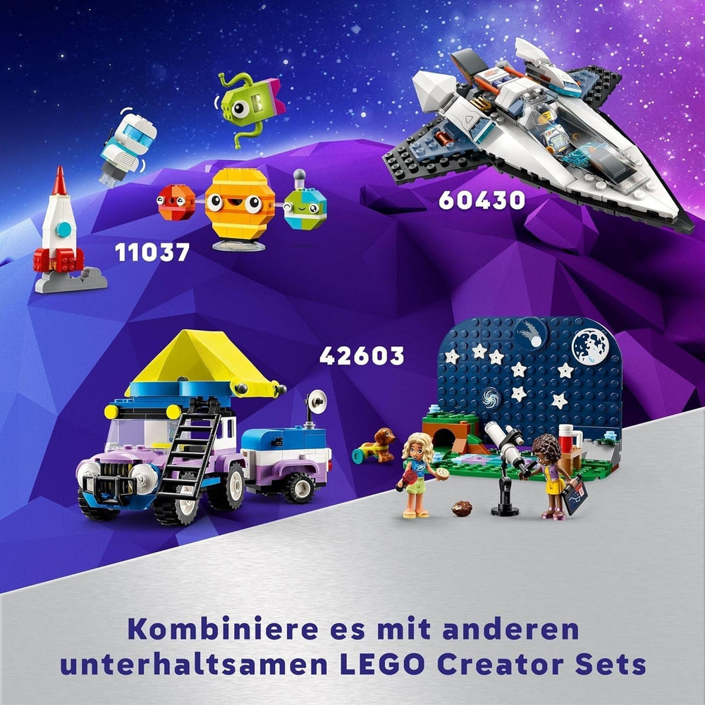 LEGO Classic Creative Space Planets Solsystem Byggemodel til børn Rumlegetøj med raket Rumskib Planeter og Aliens Gave til børn 5 år gamle drenge og piger 11037 Byggesæt Beuche den LEGO-Store
