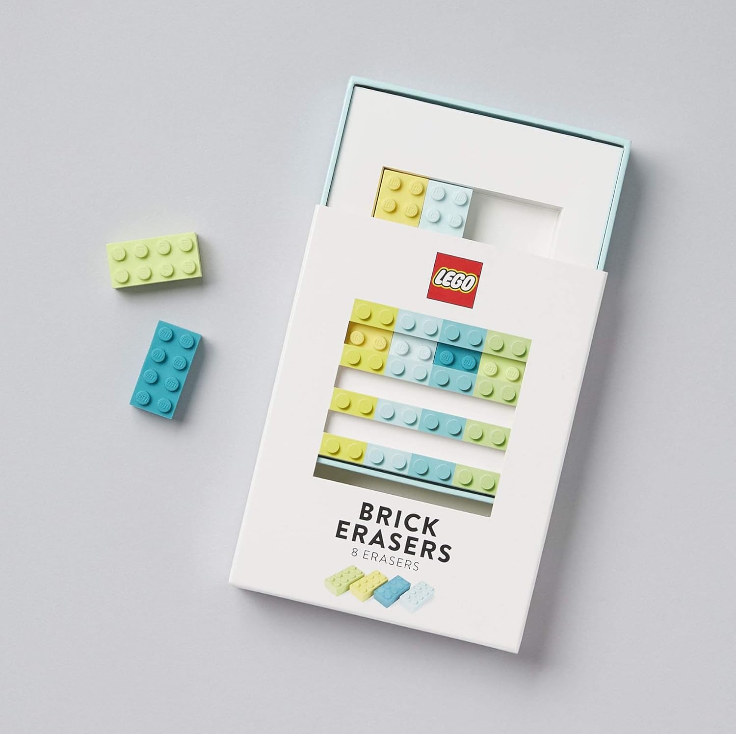 LEGO klodser viskelædere: 8 viskelædere (LEGO x Chronicle Books)