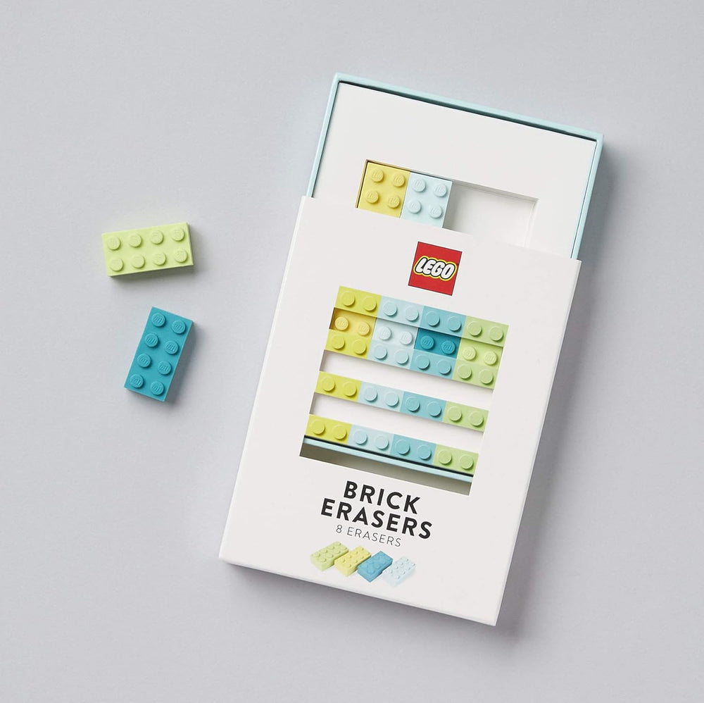 LEGO klodser viskelædere: 8 viskelædere (LEGO x Chronicle Books)