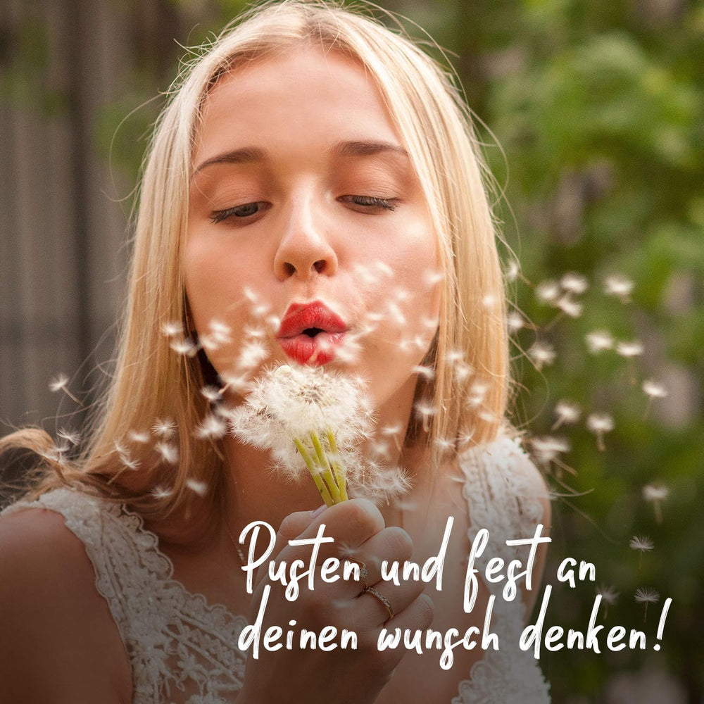 Wunscherfüller Glücksbringer, Echte Pusteblume Im Glas Mit Geschenkbox, Geburtstagsgeschenk Für Frauen, Valentinstagsgeschenk, Kleine Geschenke Für Frauen Freundin