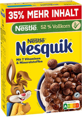 Nesquik Nestlé Nesquik sprød morgenmad, korn med chokolade og fuldkorn, 1 pakke (1 x 330 g)