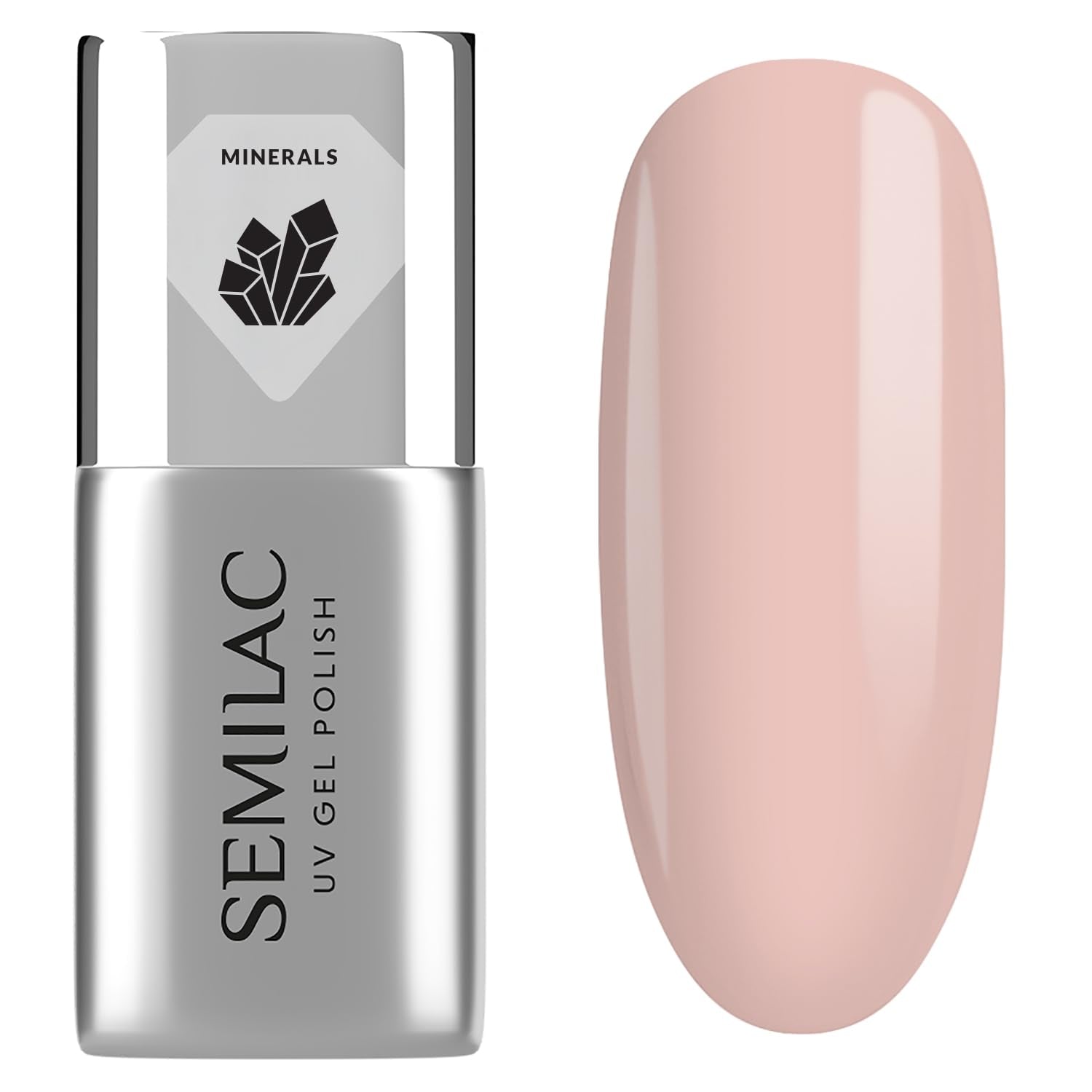 Semilac Pure & Clean UV neglelak base 7ml – Selvnivellerende hybrid base til følsomme negle