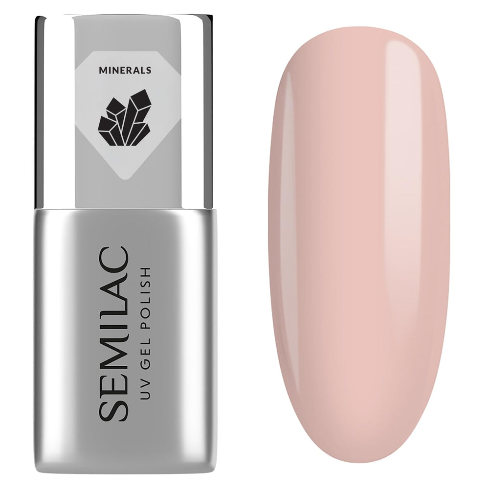 Semilac Pure & Clean UV neglelak base 7ml – Selvnivellerende hybrid base til følsomme negle