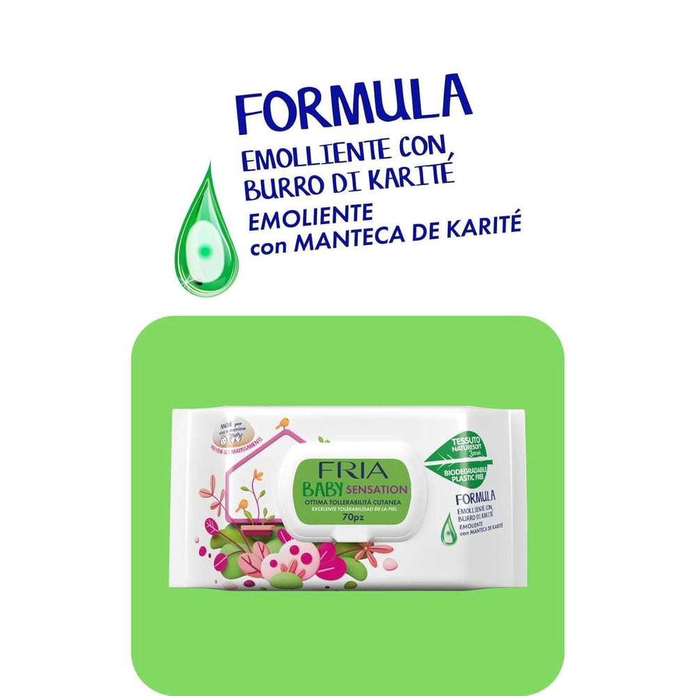 Baby Sensatios med låg, 72 servietter Baby Wet Wipes Naty Shop