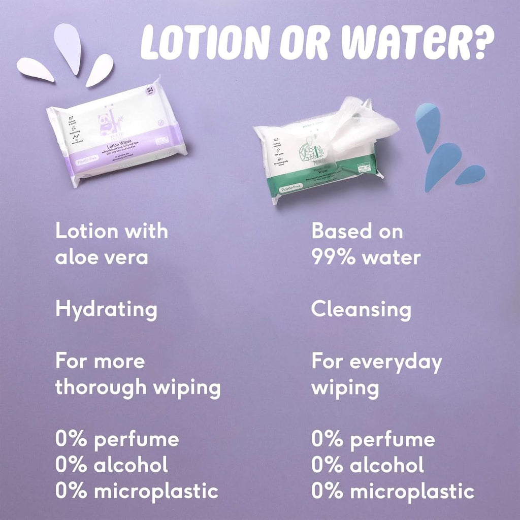 Naïf Plastikfreie Feuchttücher 864 Stück (16Er X 54 Feuchttuch) - Pflege Für Babypo, Körper Und Gesicht - 99% Aus Wasser - 0% Parfüm Und Alkohol - Nachhaltige Feuchttücherbox Eukalyptus Sensitiv Naty Shop