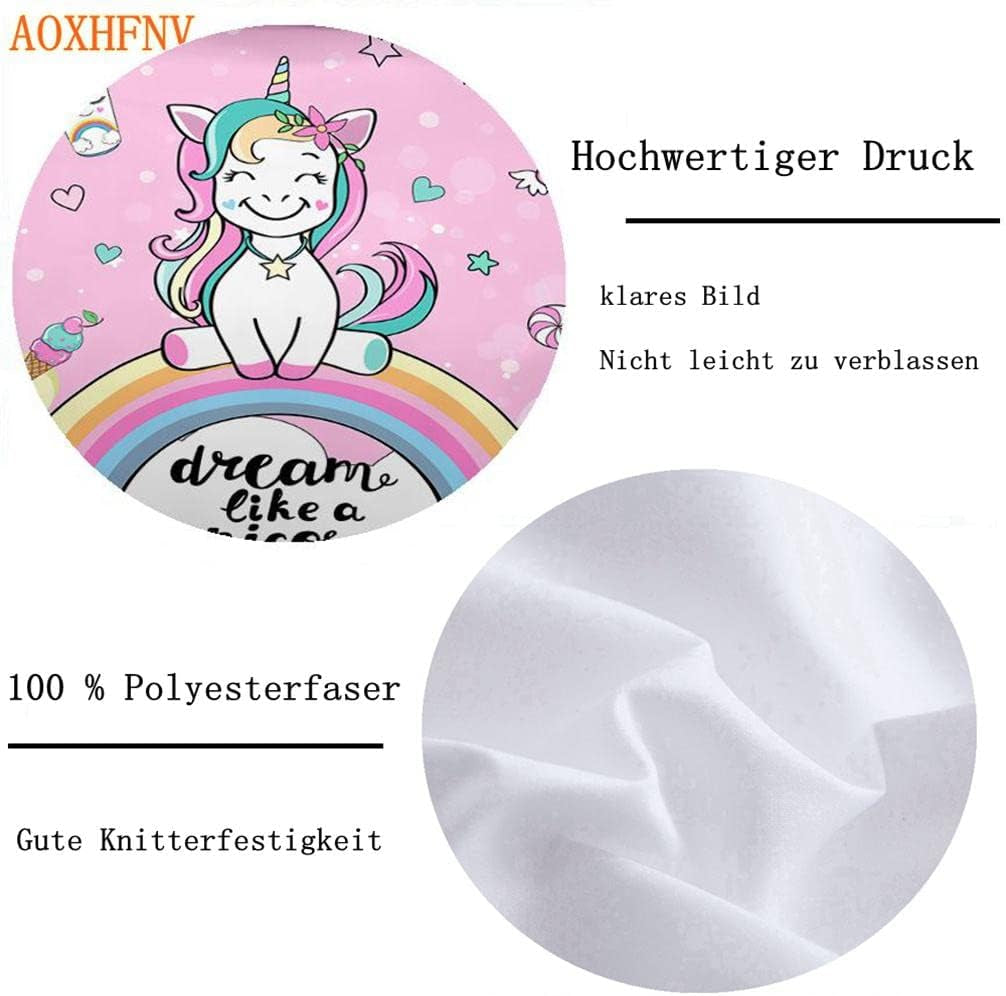Sengetøj til piger, Unicorn, 2 pudebetræk Sengetøj - børn Naty Shop