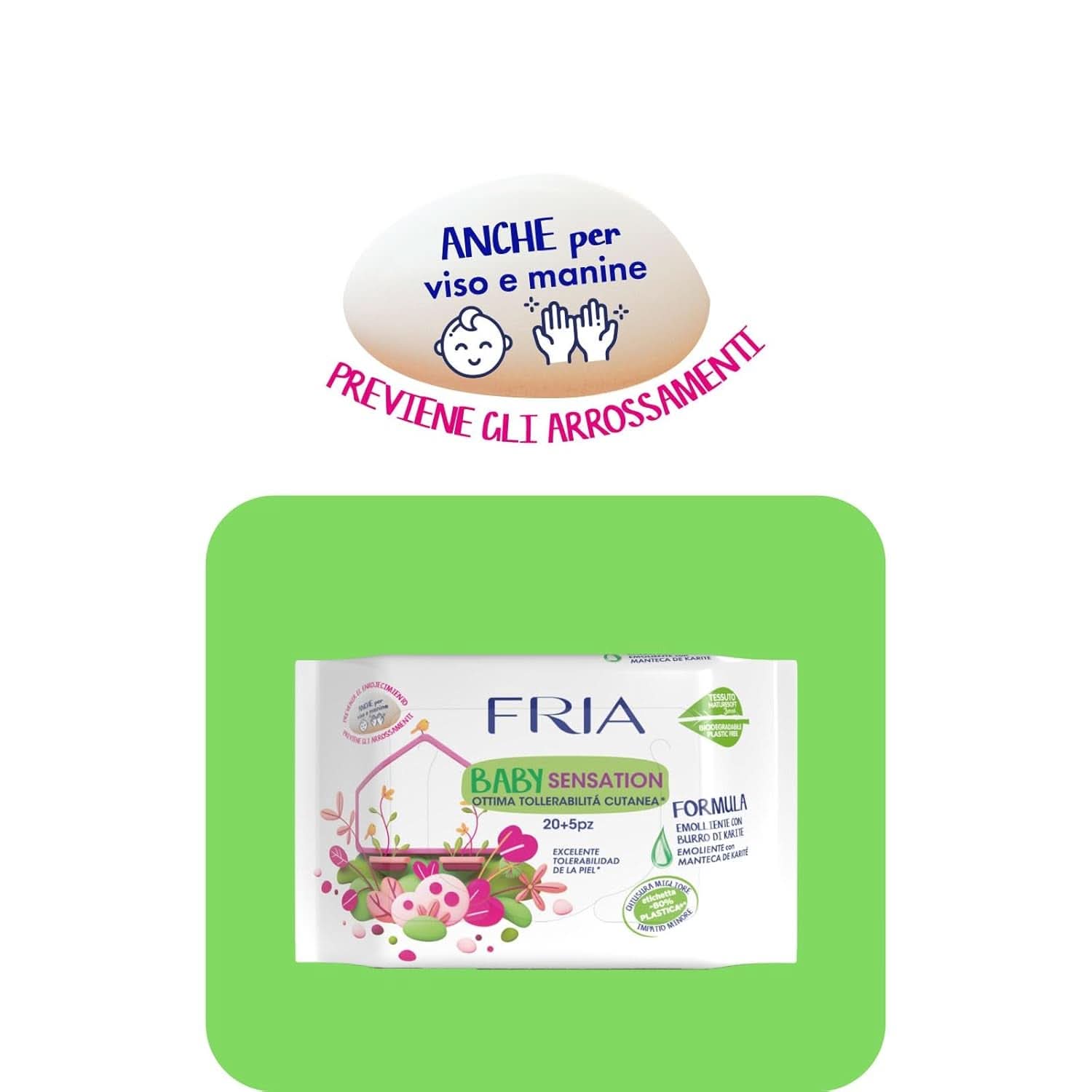 Fria Baby Sensation renseservietter Baby Wet Wipes Naty Shop