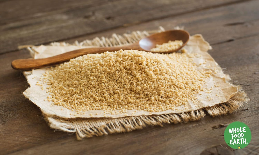 Wholefood Earth økologisk couscous – 1 kg | Rå | Ikke-GMO | Vegansk | Rig på fibre | Certificeret økologisk