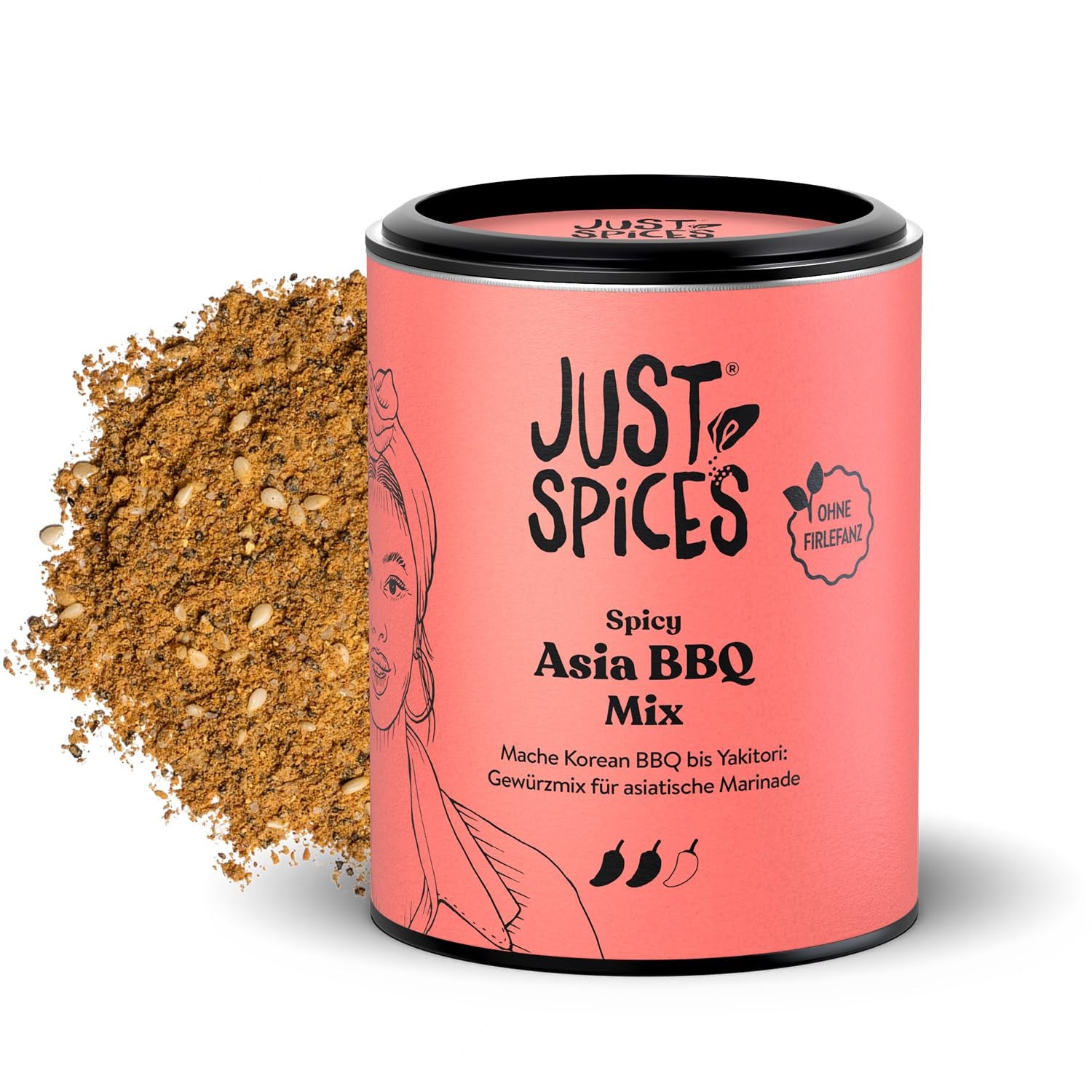 Just Spices Asia Gemüsebrühe I Würze asiatisk Suppen zu Hause selbst I Gewürzdose, 65 g