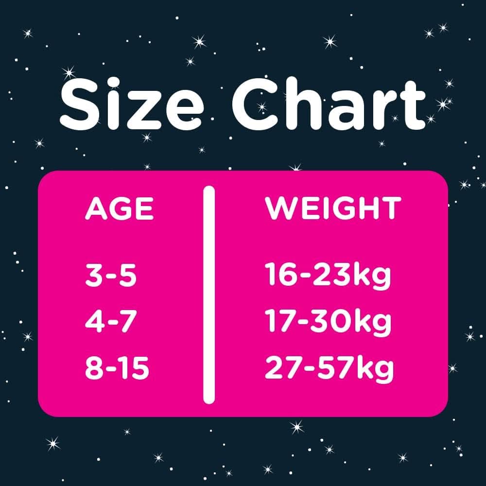 Huggies nattbleer, til piger 8-15 år (27-57 kg), meget absorberende, 9 stk (pakke med 2) Mor og barn Naty Shop