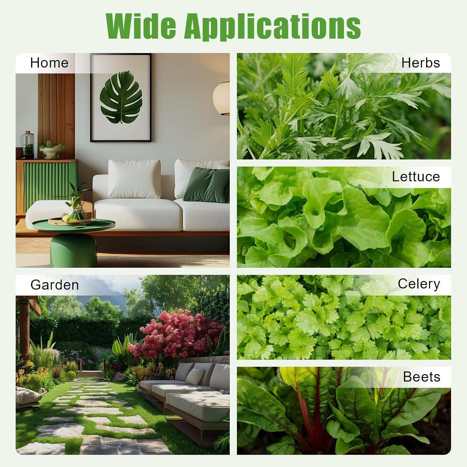 36 Planter Hydroponic Grow Kit, 100×50×30cm Hydroponic Grow Kit, Vandpumpe Hydroponic Grow System, PVC-U Soilless Plant Grow Systems