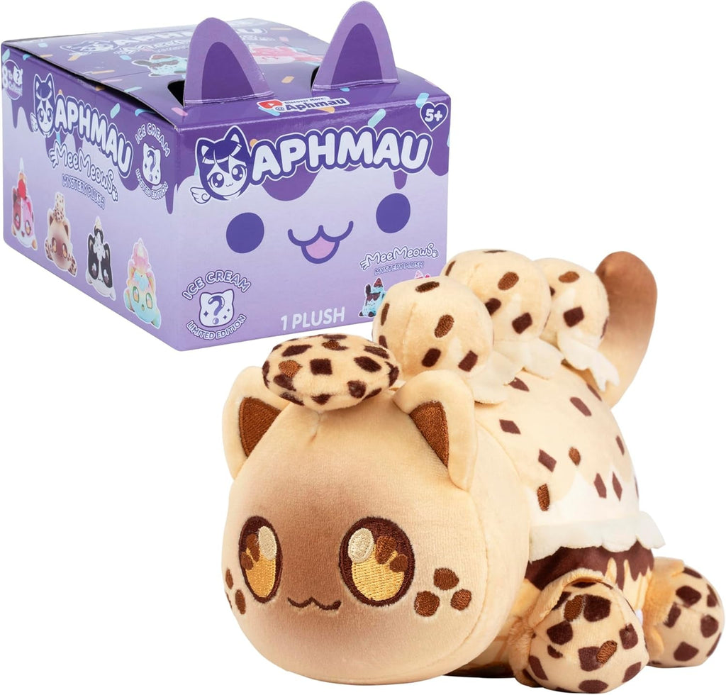 Aphmau - 15 Cm Mystery Meemeows Plush - Ice Cream Action figures Naty Shop