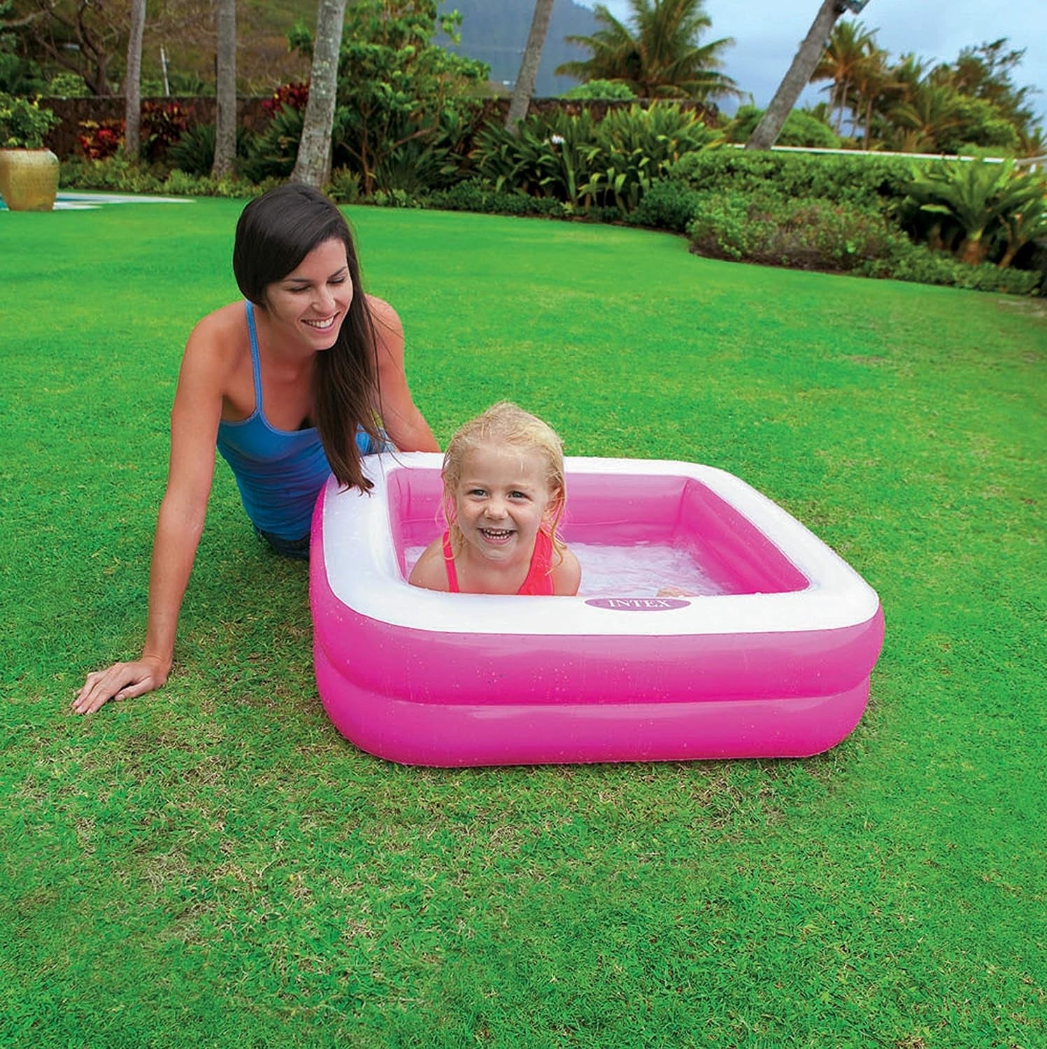 Intex Baby Pool Legeboks Assorterede farver 85 x 85 x 23 cm