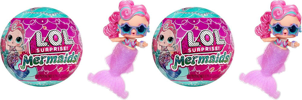 L.O.L. Surprise! Mermaids Tots - Mode-Minipuppen mit Farbwechselnden Schwänzen - Geeignet für Sammler, Mädchen und Jungen ab 4 Jahren
