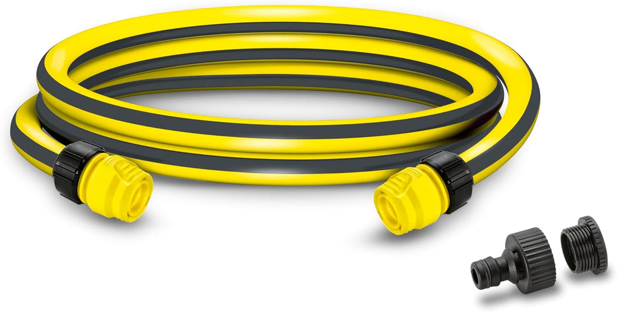 Set de conectare original Kärcher, racord robinet G3/4 cu reductor G1/2, PrimoFlex 1,5 m, lungime 1,5 m, galben