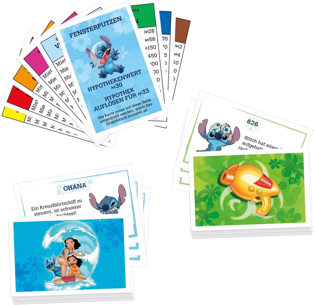 Monopoly Disney Stitch Edition brætspil - tysk version