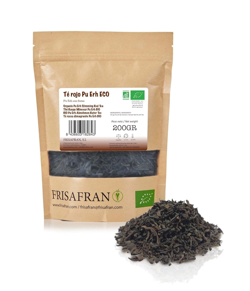 FRISAFRAN | Ceai verde Gunpowder cu mentă bio, vrac, 100 g | Antioxidant | Ceai verde japonez | Digestiv | Sănătos | Băutură răcoritoare | Infuzie de mentă | Ceai pur | Frunze de mentă | Cald-rece | Mentă