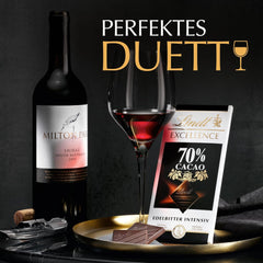 Lindt Chokolade | Bar EXCELLENS 70% | 100 g | Intens, fyldig mørk chokolade | Vegansk chokoladebar