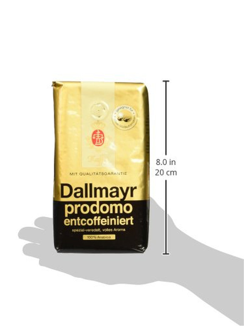 Prodomo entkoffeiniert 500g ganze Bohne
