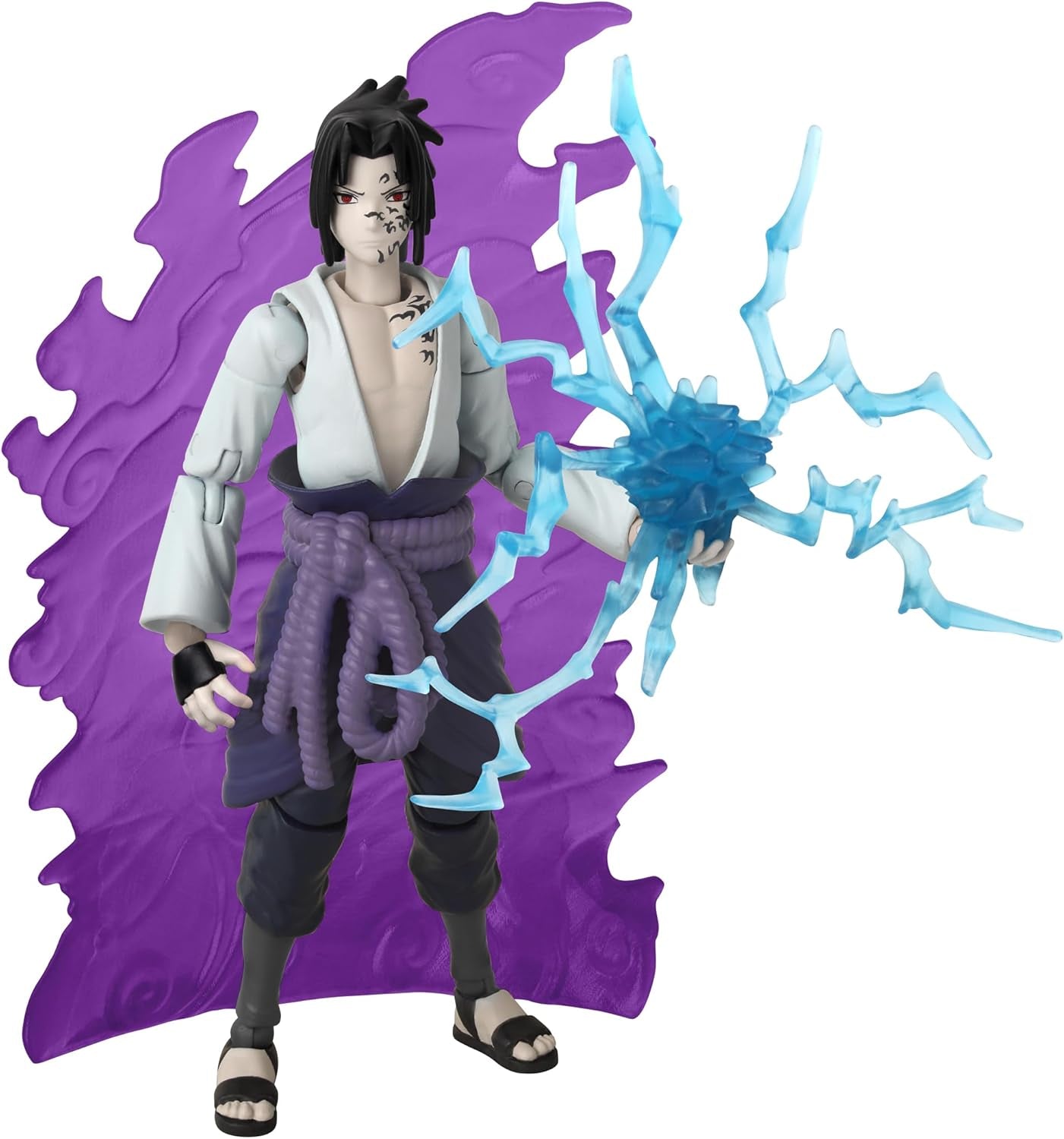 Bandai - Anime Heroes - Naruto Shippuden - Anime Hero Figures 17 Cm - Kakashi Hatake - Licență oficială - Figura articulată Kakashi - 36903 Action figures Naty Shop Sasuke blestemat Mark 1