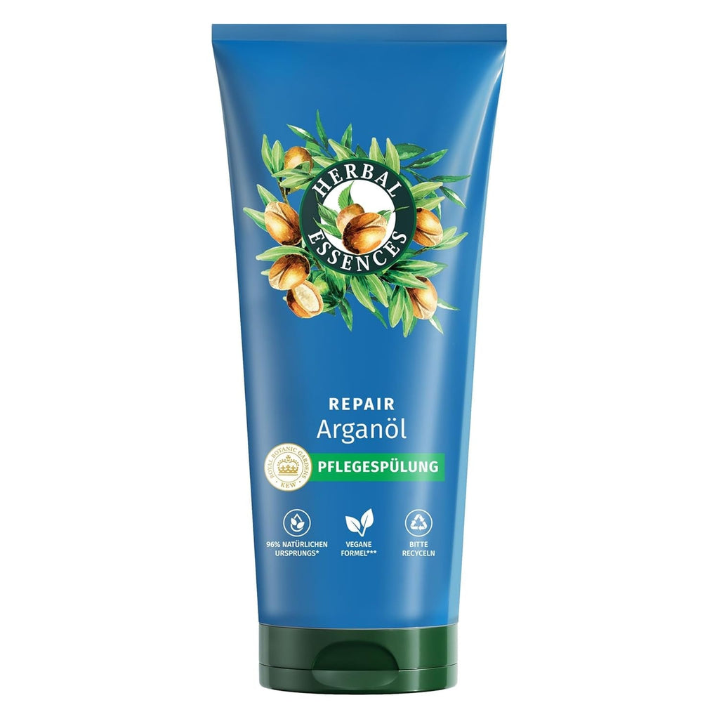 Herbal Essences Mască reparatoare pentru păr cu ulei de argan 300ml. De la păr deteriorat la păr mai neted și mai strălucitor. Îngrijire intensivă. Cu ingrediente de origine naturală. Vegan Masca de par Naty Shop 250 Ml (1 pachet) Clătire