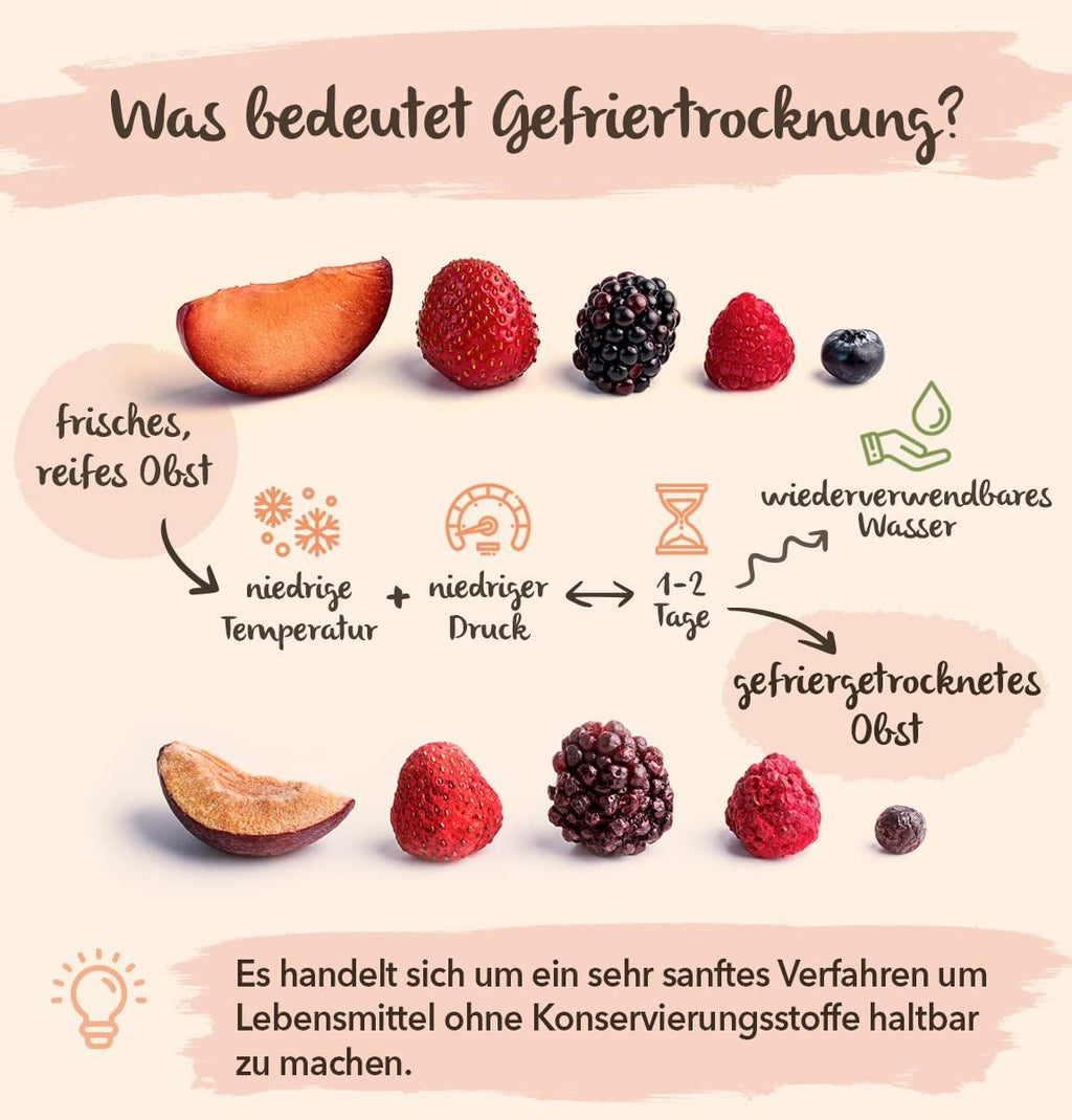 Caise liofilizate BRIX | Caise naturale, uscate 85 g | Premiul Great Taste pentru fructe uscate, uscate | Fără OMG, fără gluten, vegan, vitamine conservate Produse deshidratate Naty Shop