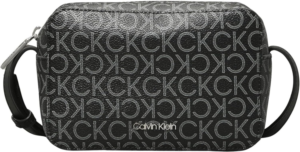 Calvin Klein damă geantă de umăr Ck Must Camera Bag Mono Klein, negru (Black Mono), mărime naturală Genti Femei Naty Shop Titlu implicit