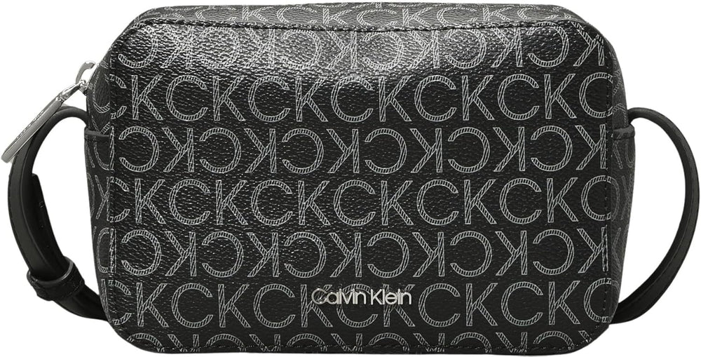 Calvin Klein damă geantă de umăr Ck Must Camera Bag Mono Klein, negru (Black Mono), mărime naturală Genti Femei Naty Shop Titlu implicit