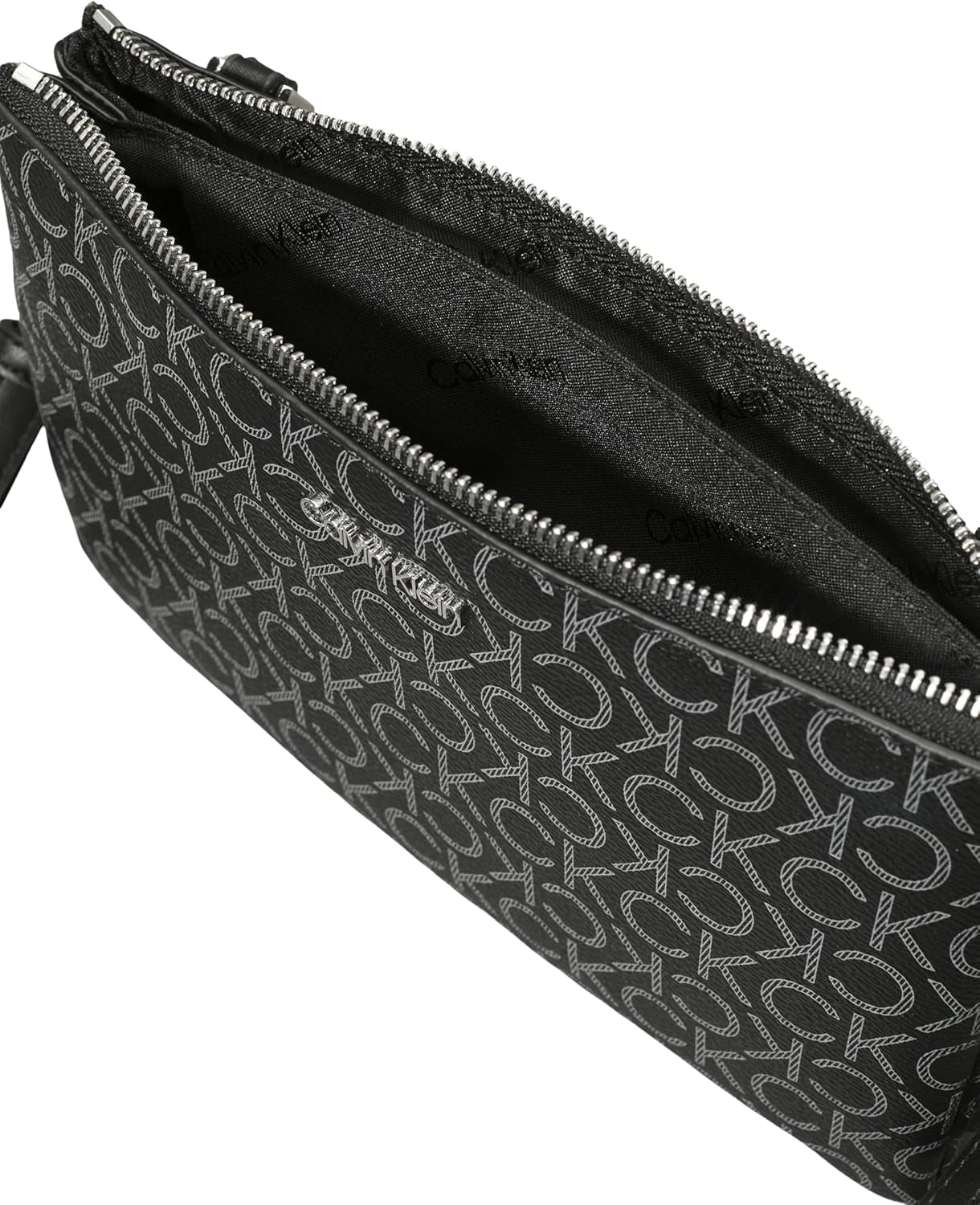 Calvin Klein geantă de umăr pentru femei Ck Must Klein, negru (Black Mono), mărime naturală Genti Femei Naty Shop