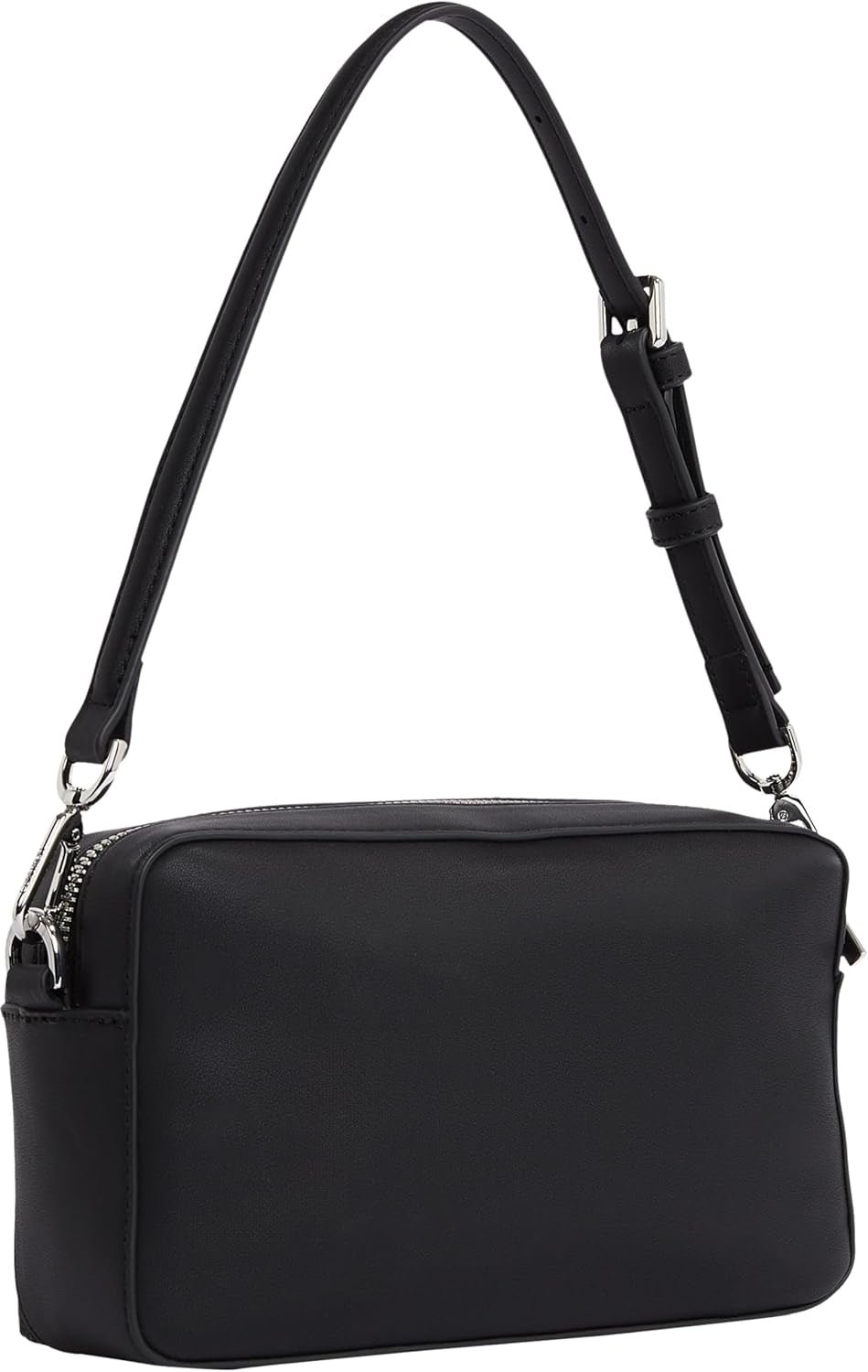 Calvin Klein geantă de umăr pentru femei Must Camera Bag Mono curea de umăr lată, Black (Ck Black), mărime naturală Genti Femei Naty Shop